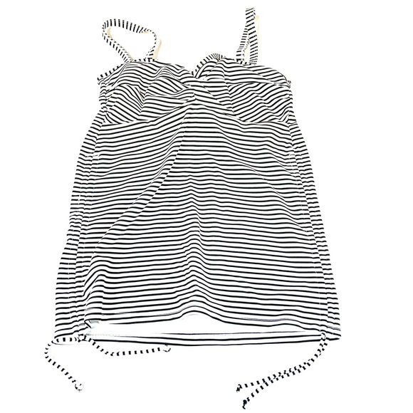 Panache Swim Anya Tankini Bianco E Nero Rigato – Sottoseno Con Ferretto, Taglia 38 - Foto 2